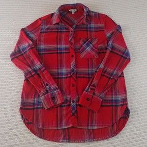 Orvis Laurie Red Plaid Long Sleeve Button Down Shirt Size: Medium